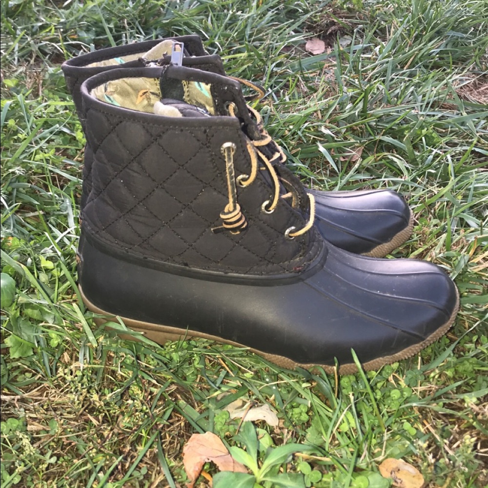 Sperry Duck salt water quilted boots